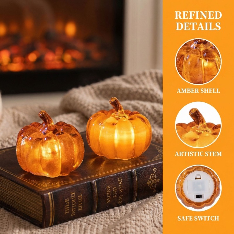 Halloween Pumpkin Decor Led - Sınır ötesi yeni Cadılar Bayramı süsleri,
