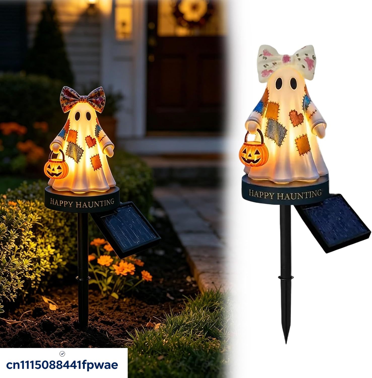 Pumpkin Lantern Halloween - Güneş Enerjili Cadılar Bayramı Dış Mekan