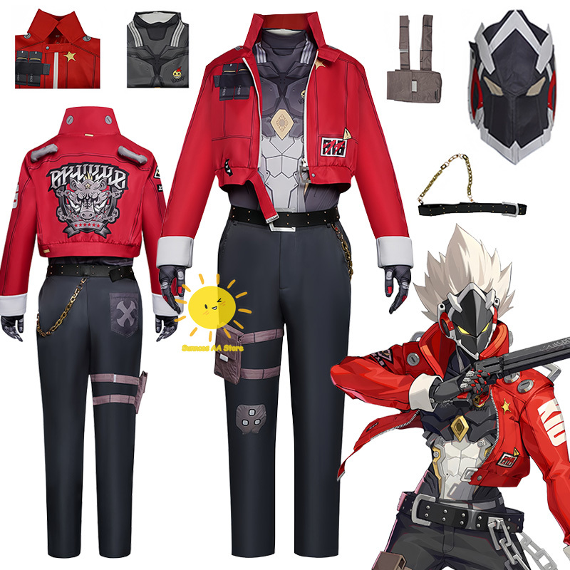 Halloween Costume Kids - Game Billy Cosplay Zenless Zone Zero