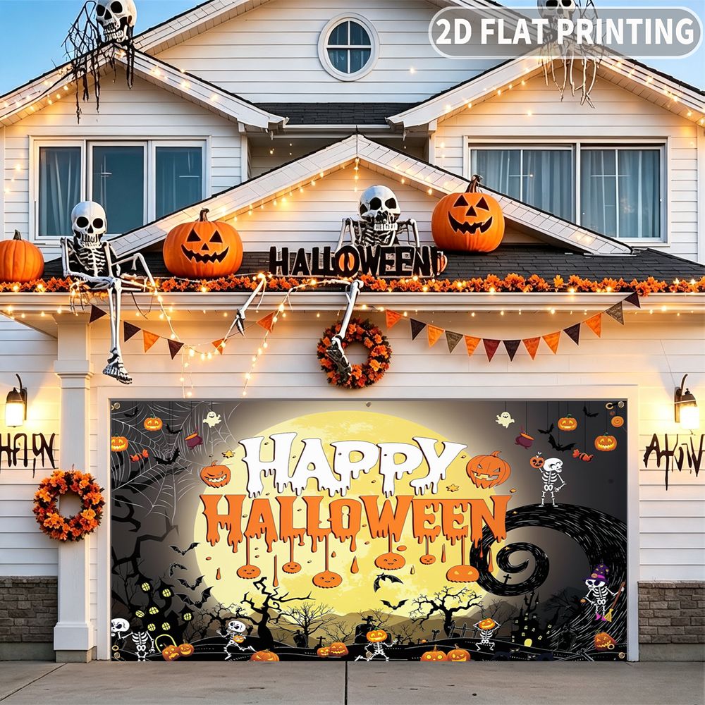 1 adet 2D DÜZ Cadılar Bayramı  - Halloween Skeleton Decoration incelemesi ve fiyatı
