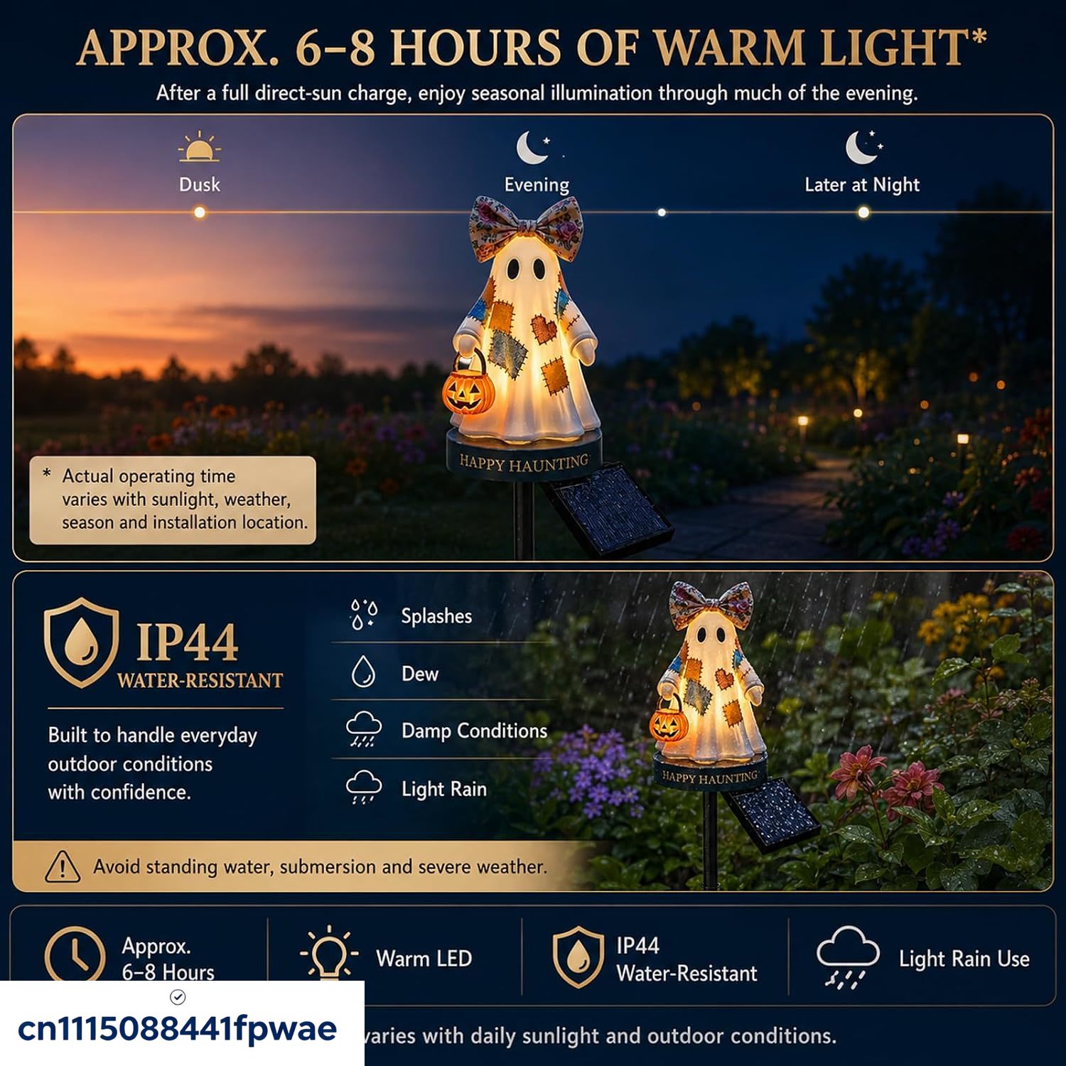 Güneş Enerjili Cadılar Bayramı - Pumpkin Lantern Halloween incelemesi ve fiyatı