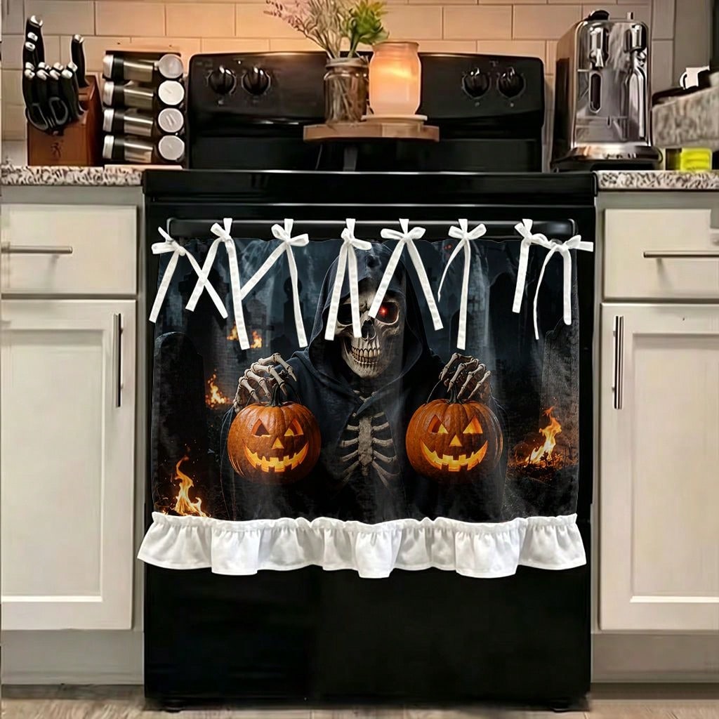 1 Adet Mutfak Ocak Perdesi, Do - Pumpkin Lantern Halloween incelemesi ve fiyatı