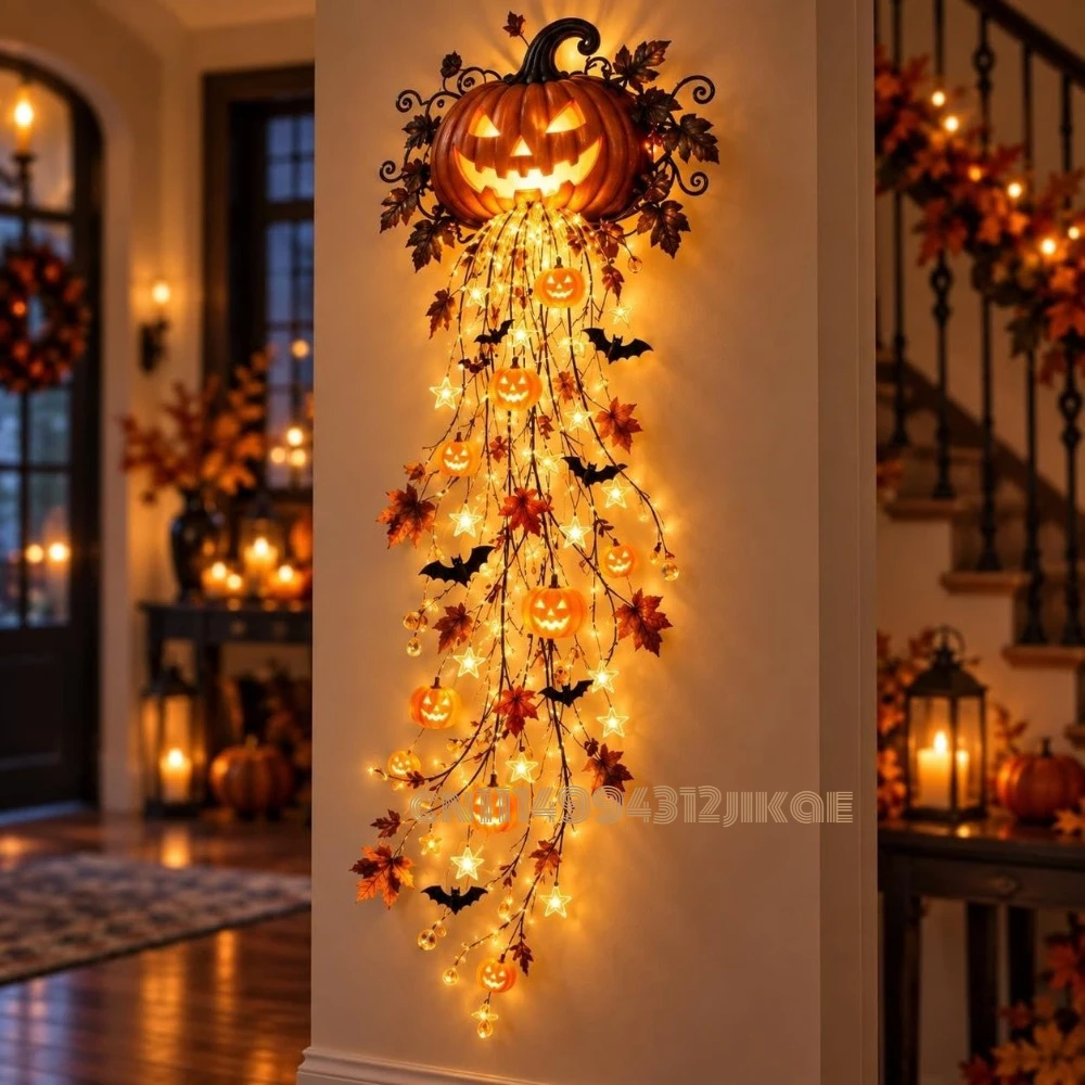 Şık Cadılar Bayramı Temalı Duv - Halloween Led String Lights Orange incelemesi ve fiyatı
