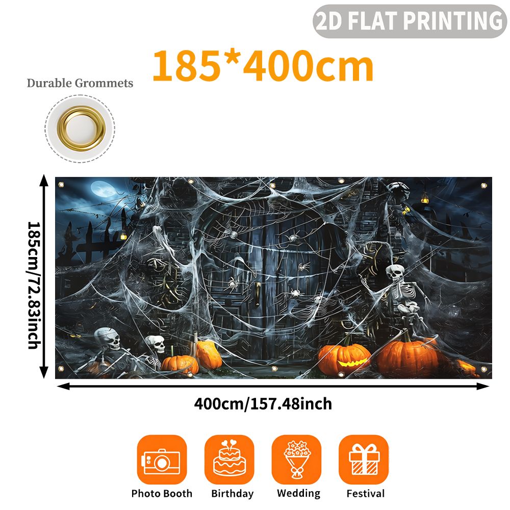 1 adet 2D DÜZ Cadılar Bayramı  - Halloween Skeleton Decoration incelemesi ve fiyatı
