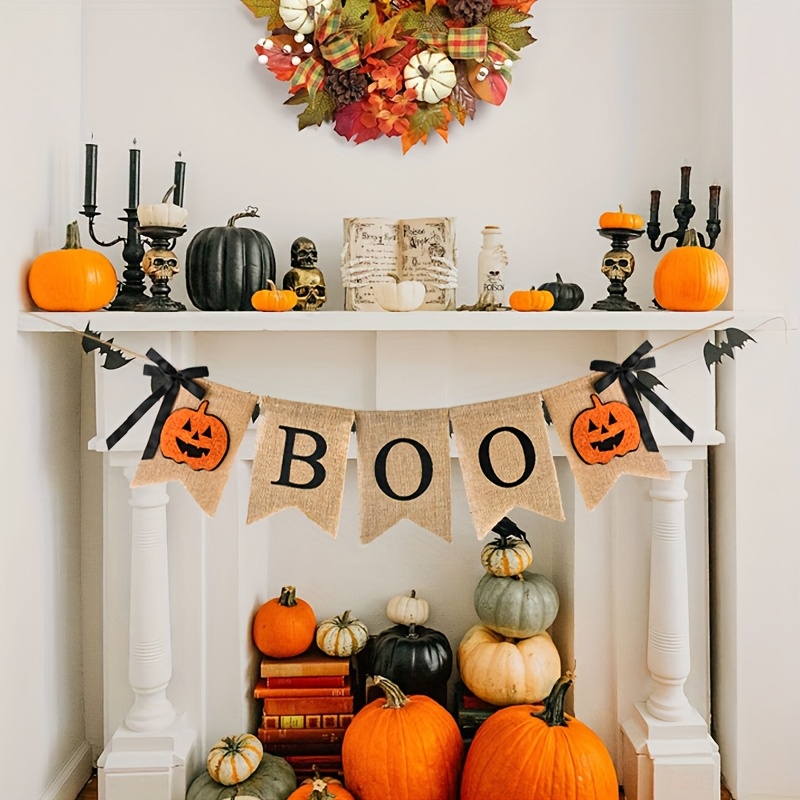 1 Set Rustik Cadılar Bayramı A - Pumpkin Lantern Halloween incelemesi ve fiyatı
